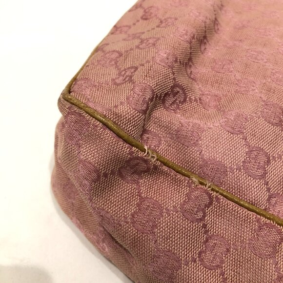Gucci Pink GG Canvas Tote Sku#84009 - Picture 6 of 10